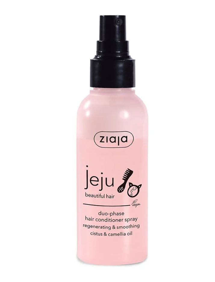 Spray démêlant duo-phase pour cheveux secs